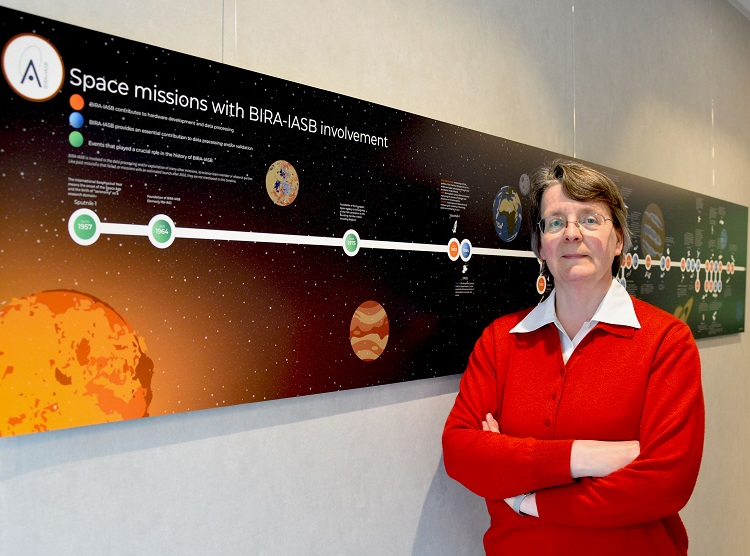 Picture of BIRA-IASB's new Director General, Ann Carine Vandaele