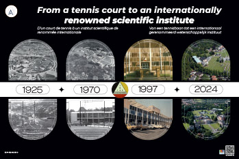 Poster tennisbaan tot wetenschappelijk instituut