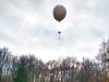 Verankerde weerballon boven de BRAMS-zender in Dourbes 