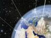Rayons cosmiques pénétrant dans l’atmosphère