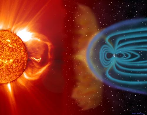 Solar wind and magnetosphere