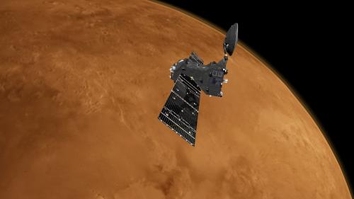 ExoMars Trace Gas Orbiter Planet Mars background