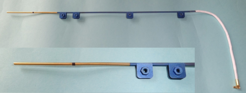 Vergulde Langmuir-sonde.