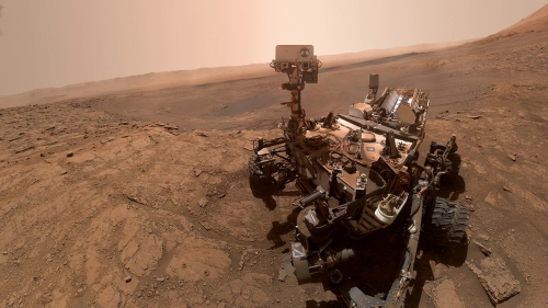 L’astromobile Curiosity de la NASA sur Mars