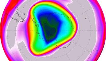 Ozone forecast map 2020