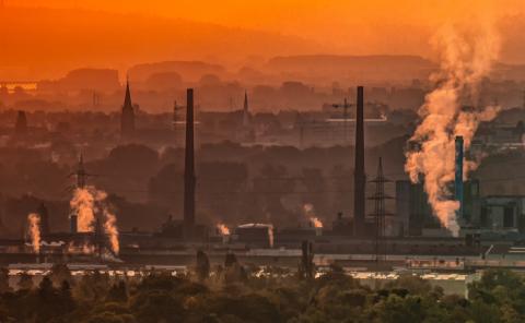 Emissies industrie schouwen