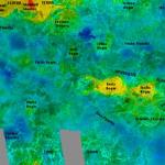Carte d'altitude des images radar de Vénus
